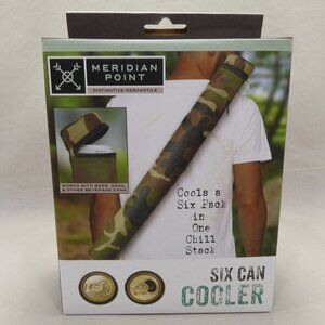 Meridian Point Green Camouflage Camo Six 6 Pack Soft Backpack Cooler Chill Stack